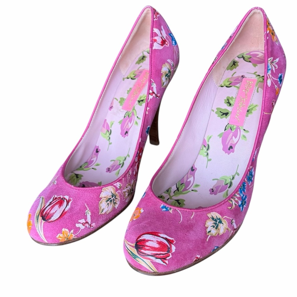 Betsy Johnson Garden Party Pumps size 7.5 - Picture 5 of 13